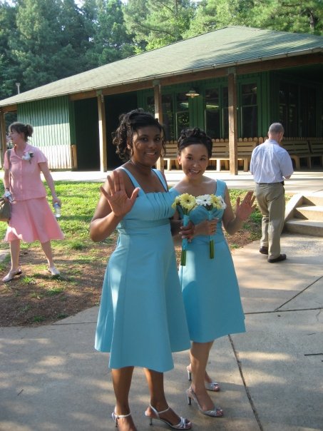 Has anyone worn or wearing David's Bridal BM's dress??? :  wedding bridesmaid dress davids 1 bridal Me And Tiff At Megs Wedding