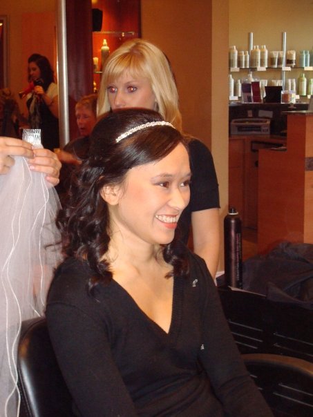 Please show me your half-updos! :  wedding hair half updo My Hair