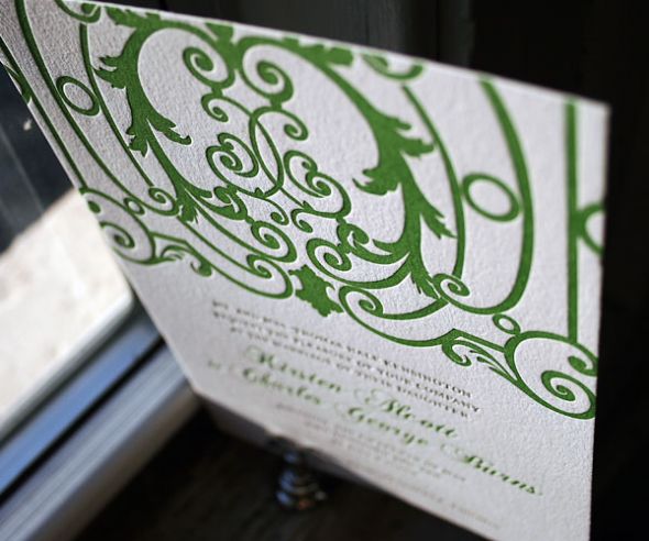Need Letterpress inspiration pics! :  wedding letterpress inspiration Astor Letterpress Sample 1