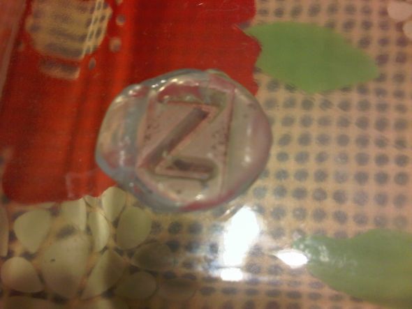 need a monogram stamp for faux wax job... :  wedding FauxWaxSample