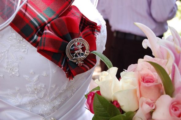 Tartan Sash with Rosette