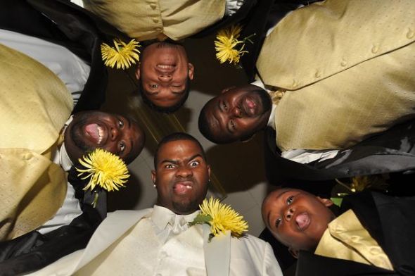 JamaicaBride's SISTER got married...9/18/2010 (photo heavy) : wedding GroomCrazyFace