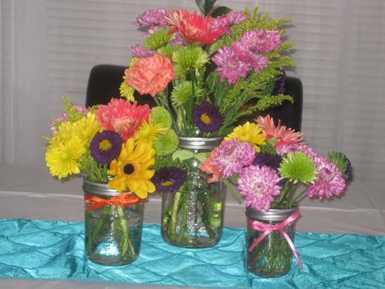 Calling all bees who have used or will use wood slabs...... :  wedding Mason Jar 2