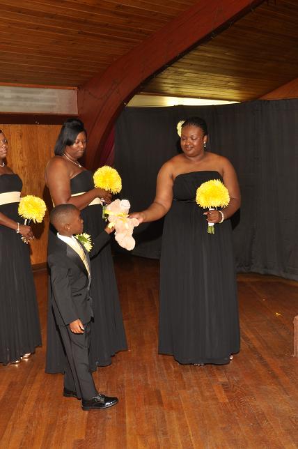 JamaicaBride's SISTER got married...9/18/2010 (photo heavy) : wedding NephewhandingoverRings