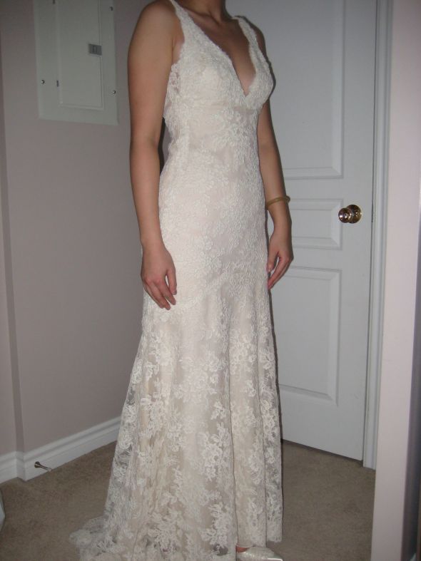 Monique Lhuillier ***Miranda*** : wedding miranda monique lhuillier lace wedding dress white ivory ceremony dress Picture 343