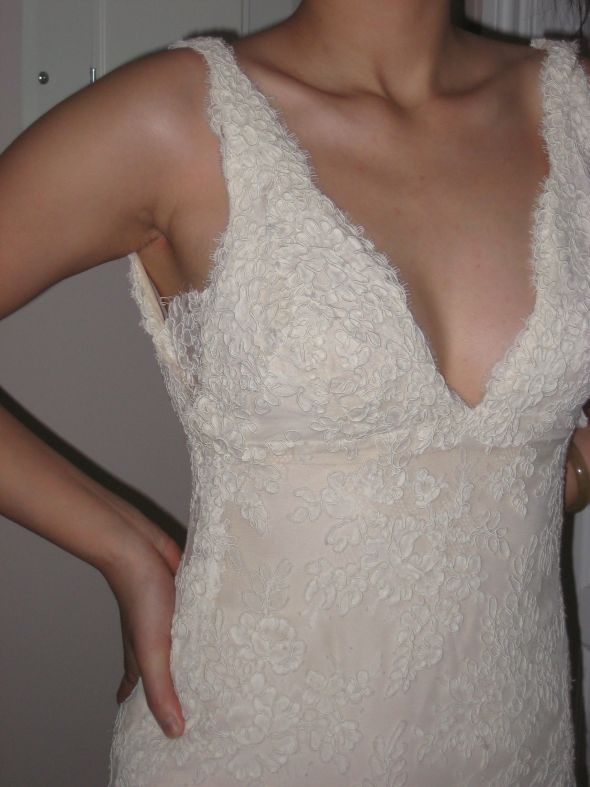 Monique Lhuillier ***Miranda*** : wedding miranda monique lhuillier lace wedding dress white ivory ceremony dress Picture 364