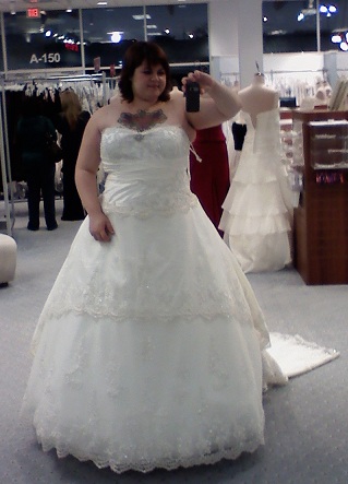 Post the first dress you ever tried, the runner up dress, and THE dress! : wedding dress d1170 essence of australia AA