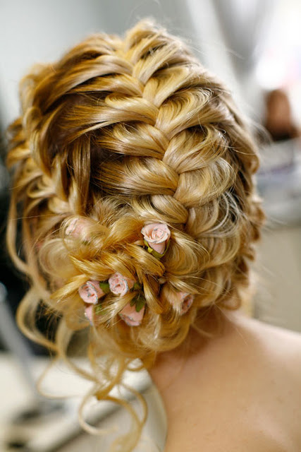 Show me your braids! :  wedding braids Braided Updo