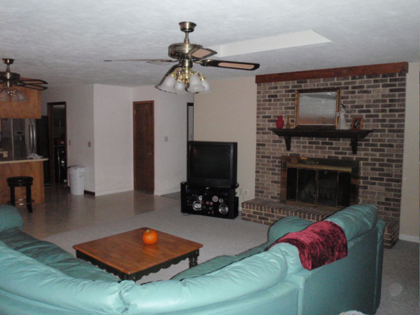 The home renovations / updates thread :  wedding home renovations remodeling paint decorating Living Room Before