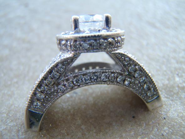 Looking for halo setting, micro pave bands!  Show me your rings! :  wedding P1100295