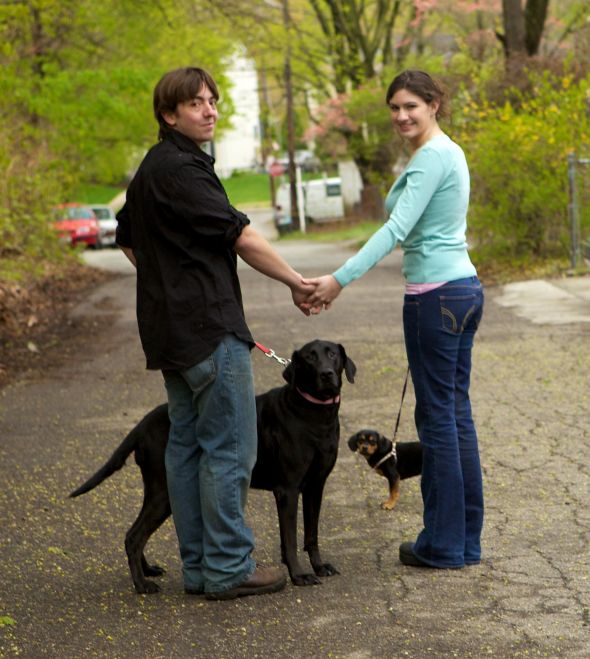 Pets in Engagement photos? :  wedding engagement photos dog puppy  MG 2021   Version 2