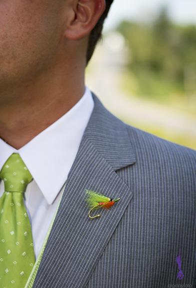 Boutonnieres v. Pocket Squares :  wedding pocket square boutonniere Flybrooch
