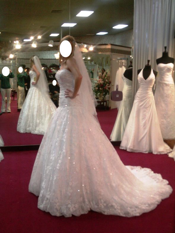 I'm back to the boards! I bought a dress...what do you all think?? :  wedding dress Dress