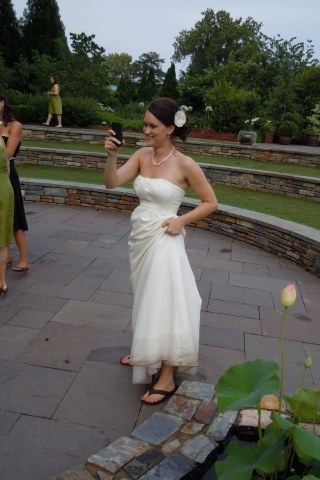 wedding regret - dress hem :  wedding Dress Flipflop