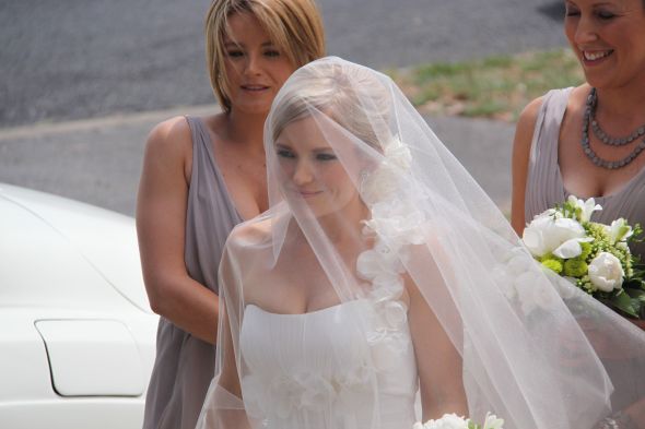 Cathedral Length Veils: Show me your pics! :  wedding cathedral veil hair cathedral veil 085