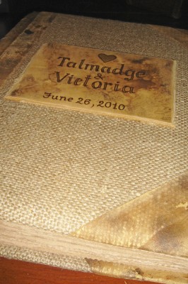 Want a Unique Guest Book :  wedding guest book GuestBook5 5