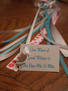 What can you do upon exiting the church besides bubbles? :  wedding Weddingwandsign