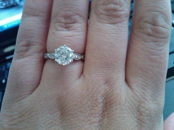 Show me your mismatched e-ring and band!! : wedding mismatched rings Ring4