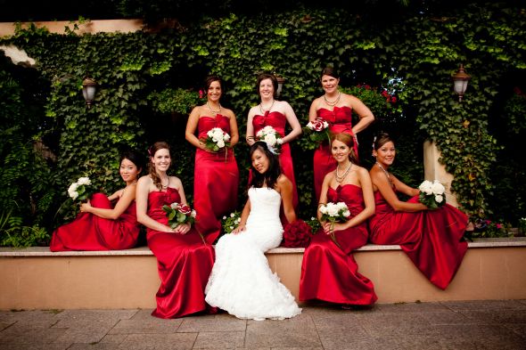 Fav photo on you and your girls on your wedding day.... :  wedding 457 Cindie  Greg