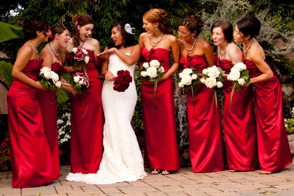 Fav photo on you and your girls on your wedding day.... :  wedding 495 Cindie  Greg