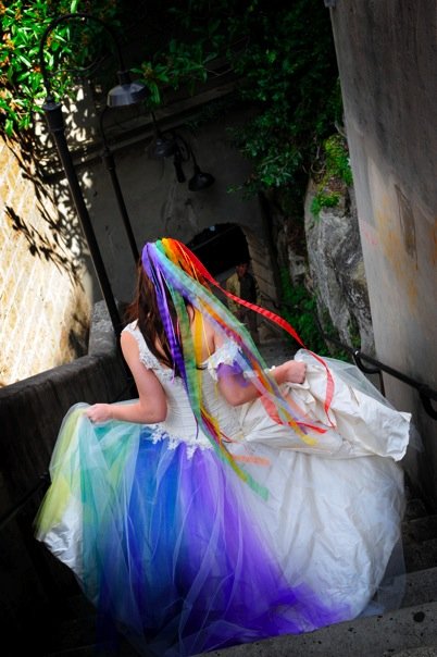 Loving colored crinoline!!! :  wedding N822098311 2732314 2705123