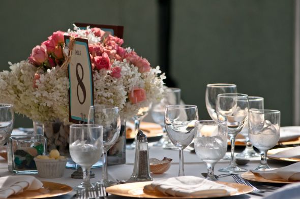 ladies POST YOUR PICS of your diy table centrepieces pulleeease :) :  wedding diy table centrepieces GabRonWed 181