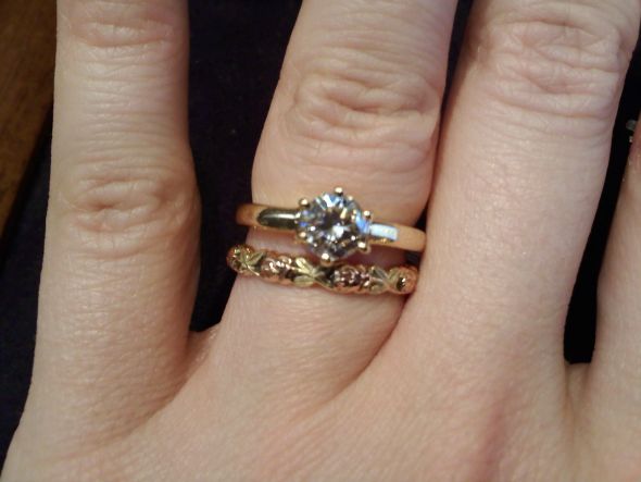 Show Me your Non-Stone Wedding Bands (please) :  wedding Weddingband