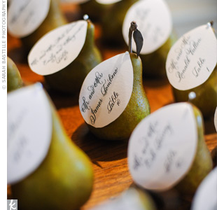 Need help to DIY this idea... :  wedding apple escort cards Large Image 17