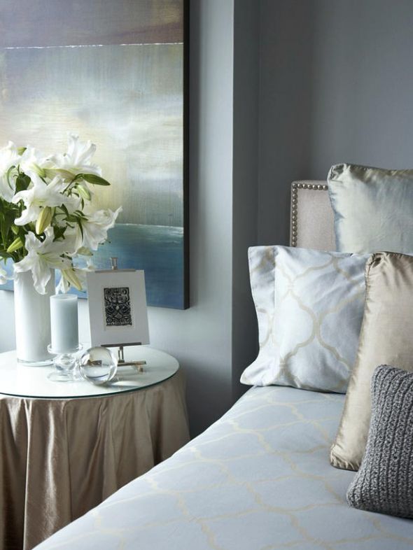 The elusive blue : wedding decorating painting blue Rms Silver Blue Bedroom S3x4 Lg