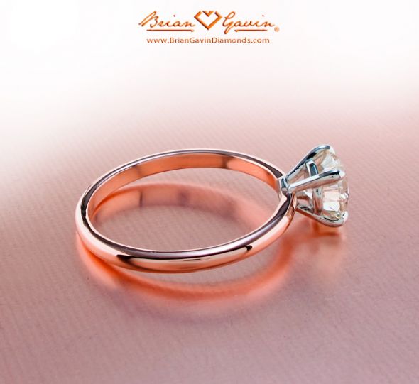 Rose Gold Engagement Rings wedding rose gold BrianGavin Grace2 022510