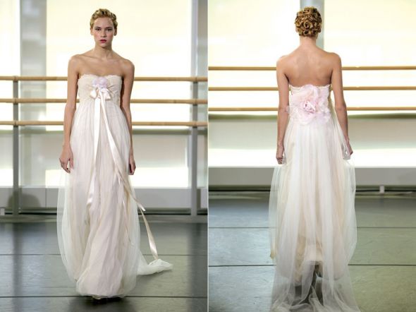 Let's play dress-up. If you were having a beach + backyard + vintagey wedding... : wedding Claire Pettibone Larissa Front