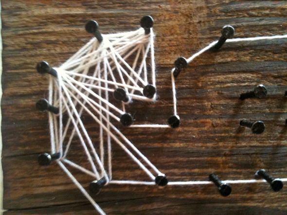 TUTORIALâ€”Rustic String Table Numbers [With Pictures] :  wedding rustic diy table numbers tutorial IMG 2402