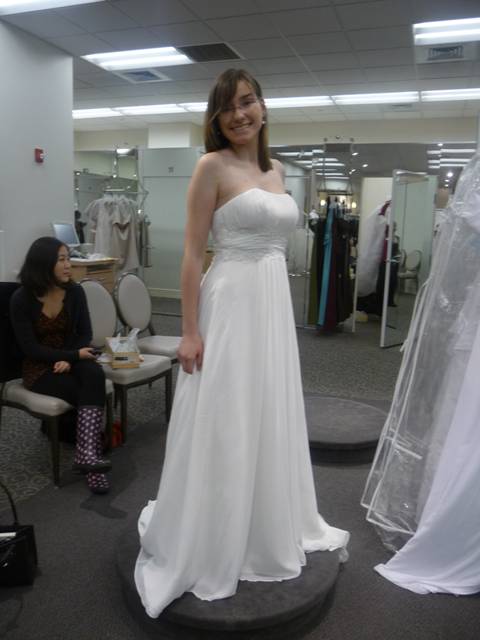 Is anyone not doing dress fittings? :  wedding Meindress