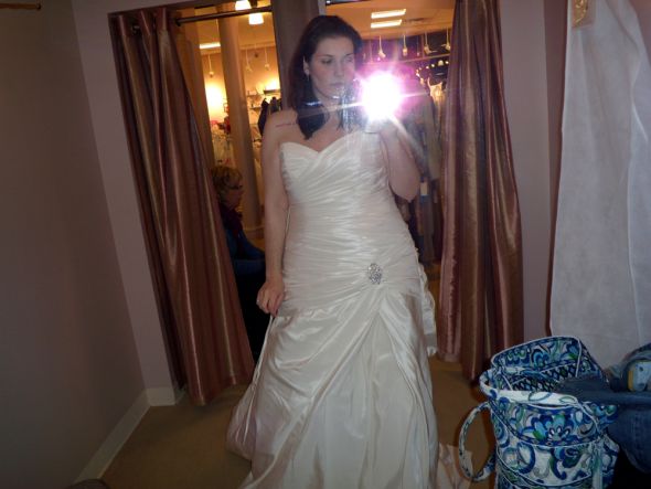 Woohoo! My dress is in! (Pic inside) :  wedding DSCN1107a