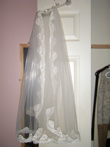 Who here has made their own veil? : wedding DSCF4691