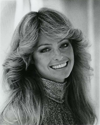 what celebrity do you look like? :  wedding FarrahFawcett LogansRun