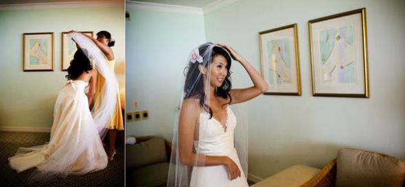 what kind of veil for Enzoani Cambridge? :  wedding enzoani cambridge mantilla veil 20