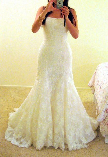 Mermaid & Trumpet Gowns! :  wedding mermaid trumpet gown dress comfort IMG 2868 1
