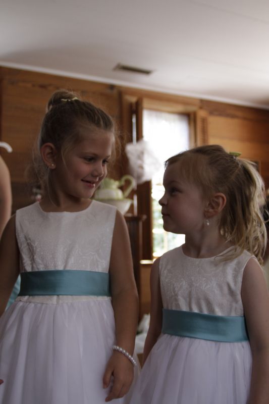 My May 7th wedding : wedding outdoor blue yellow may 7 2011 1 davidson north carolina Flowergirls