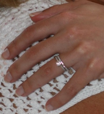 engagement rings - anyone have an asha? : wedding ring asha engagement simulated diamond Ring