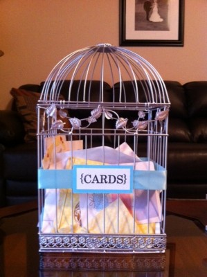 For Sale: Silver Birdcage Card Holder — The Knot Community