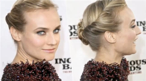 August Brides: Wedding Hair :  wedding wedding hairstyle updo nashville tennessee august wedding august bride Diane Kruger Hair Twist