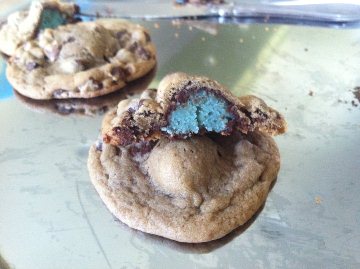 baby's sex cake reveal idea : wedding find out the sex party Gender Cookie