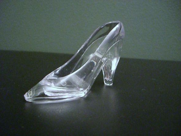 little girls glass slippers