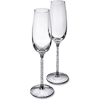 1.1.11 - 1.5 months to go! :  wedding Swarovski Toasting Flutes