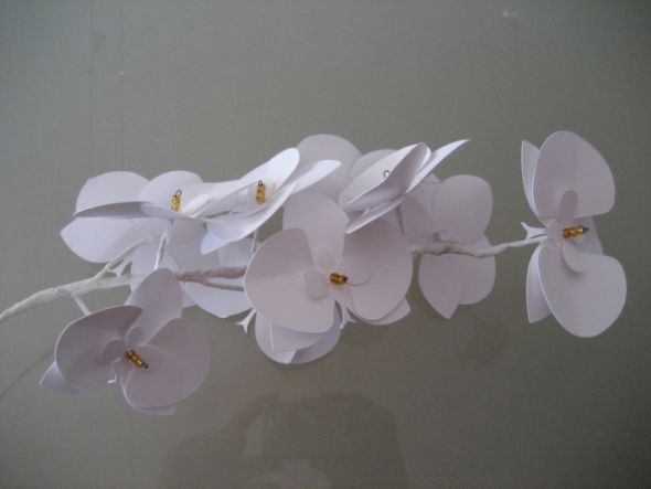 paper flowers wedding centerpiece. Paper Flowers - White