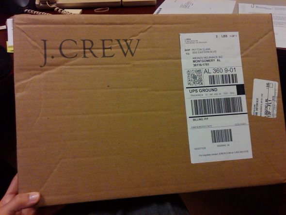 One of my bridesmaids dresses came in today!!! :  wedding IMG01143 20110413 1021