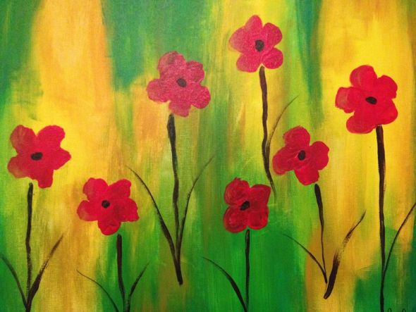 Curious...how much would you pay for this painting? :  wedding Photo4