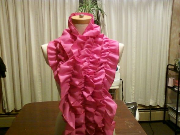 Ruffle Scarves :  wedding teal black blue brown navy gold green orange pink purple red white ivory yellow silver bridesmaids Eternity