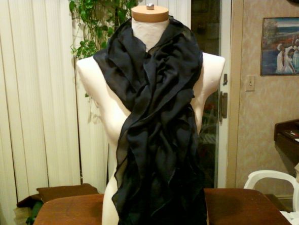 Ruffle Scarves :  wedding teal black blue brown navy gold green orange pink purple red white ivory yellow silver bridesmaids Scarfblu